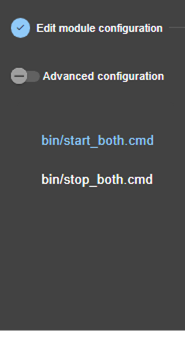 SafeKit web console image
Edit start_both script of a farm module, using module configuration wizard