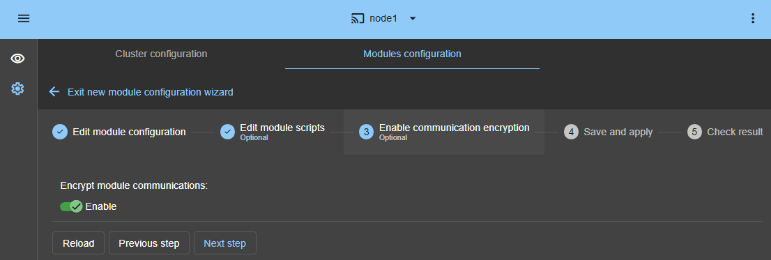 View full size Communication encryption of the Windows module