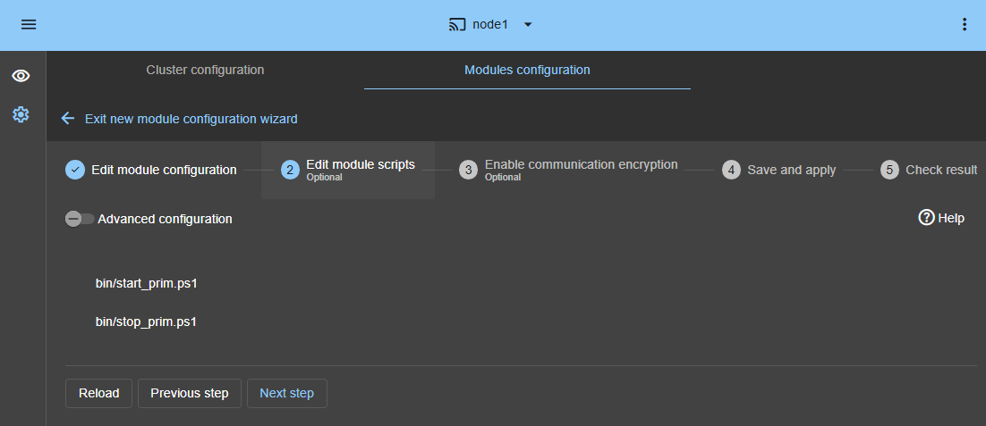 View full size Enter the Windows module settings